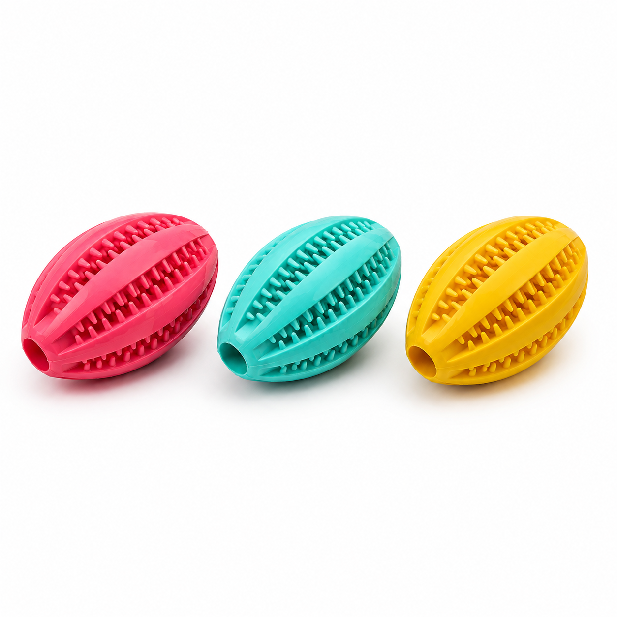 Jouet à mâcher texturé pour chien avec emplacement pour friandises