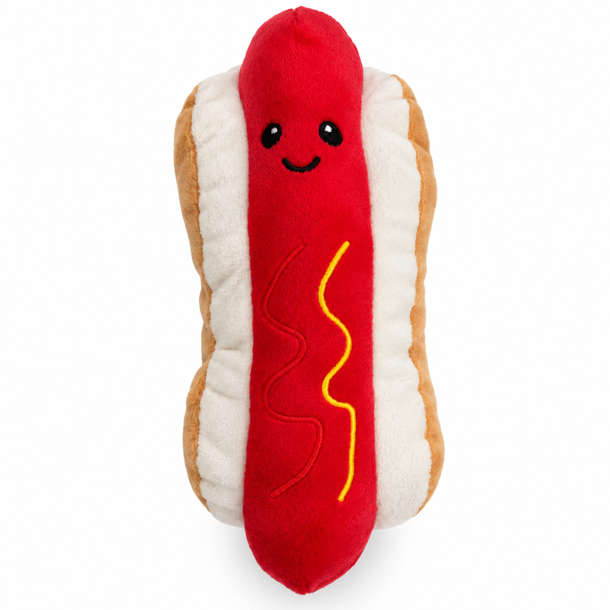 Peluche hot dog pour chien – 25 cm