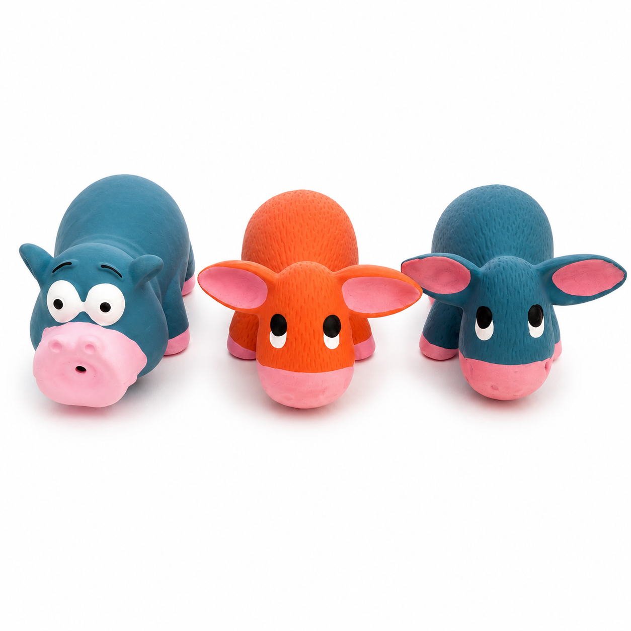 Jouets animaux rigolos pouic-pouic pour chien