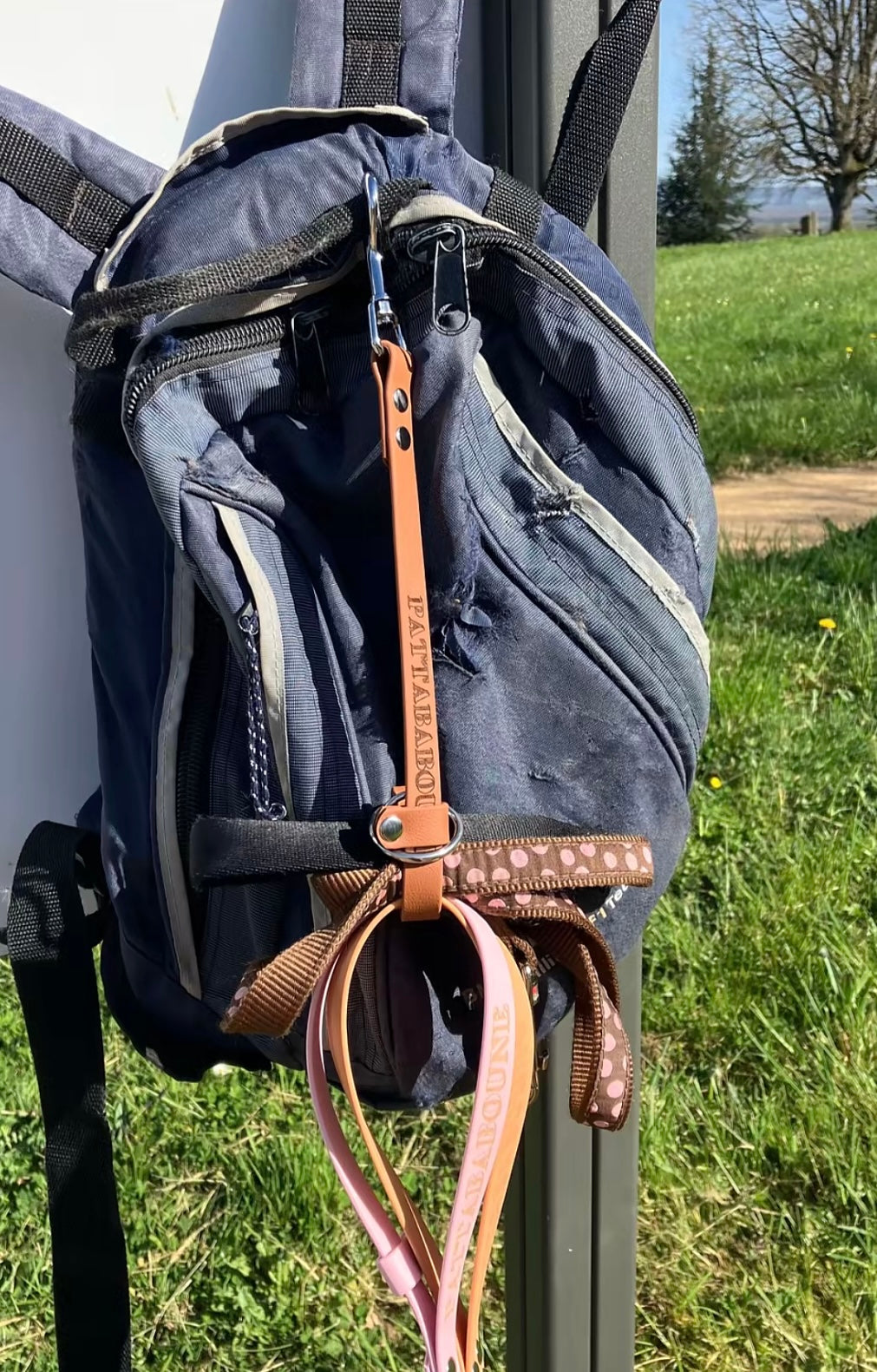 Porte-laisse d'Orion personnalisé en biothane édition limitée "Léopard" 16 mm