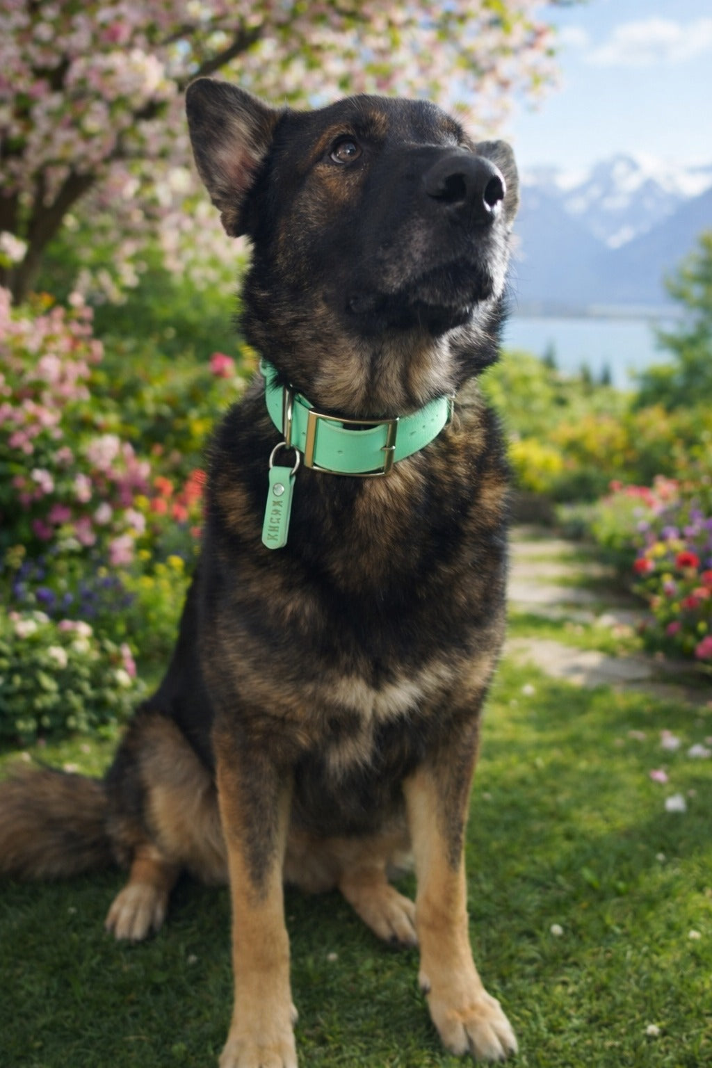 Médaille Biothane personnalisée - gravure offerte