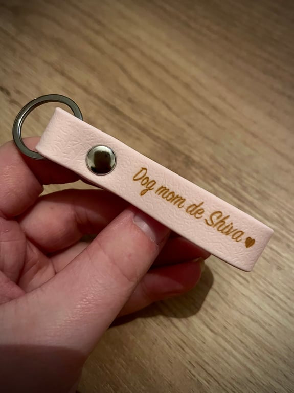 Porte-clés personnalisé en TPU 16 mm