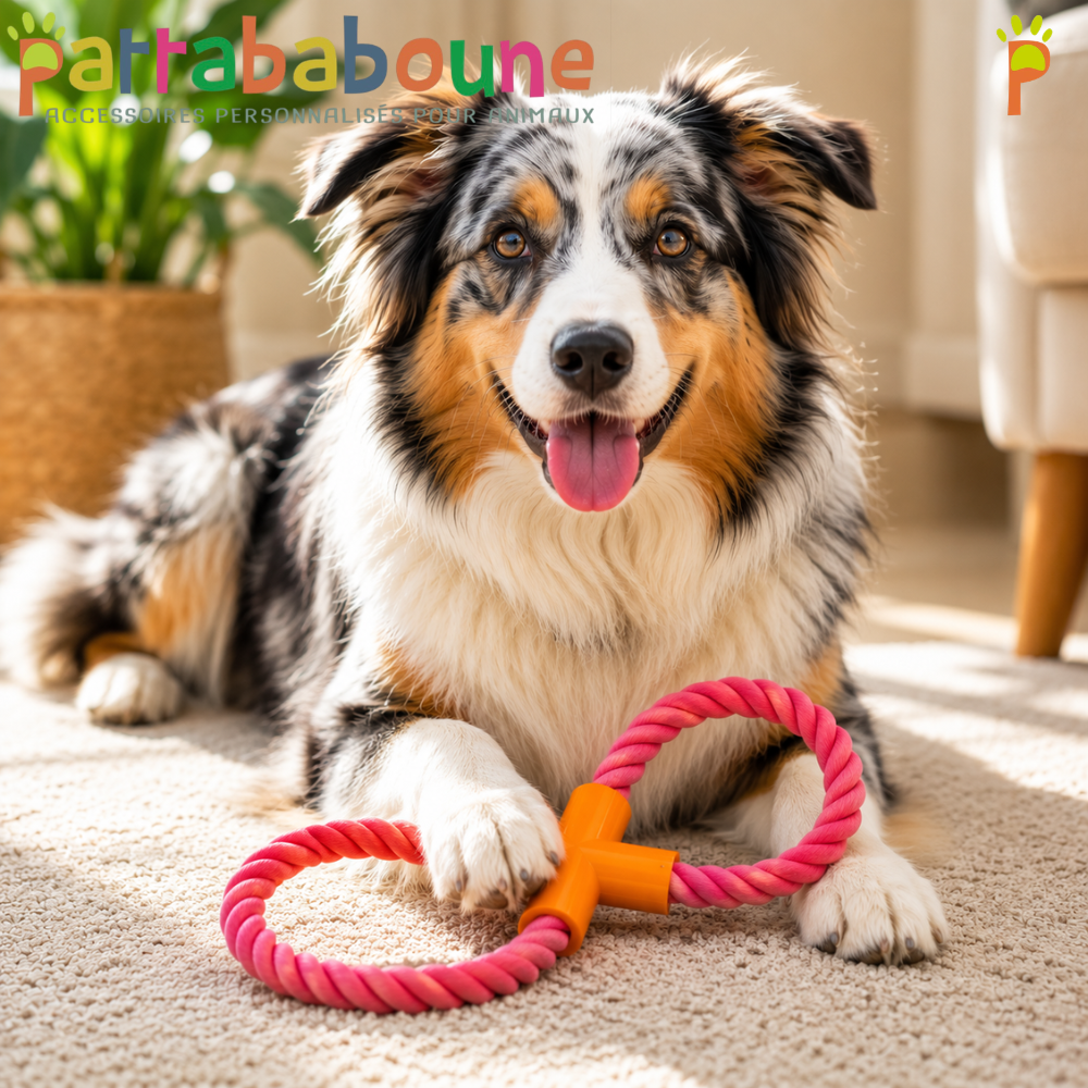 Jouet pour chien en corde