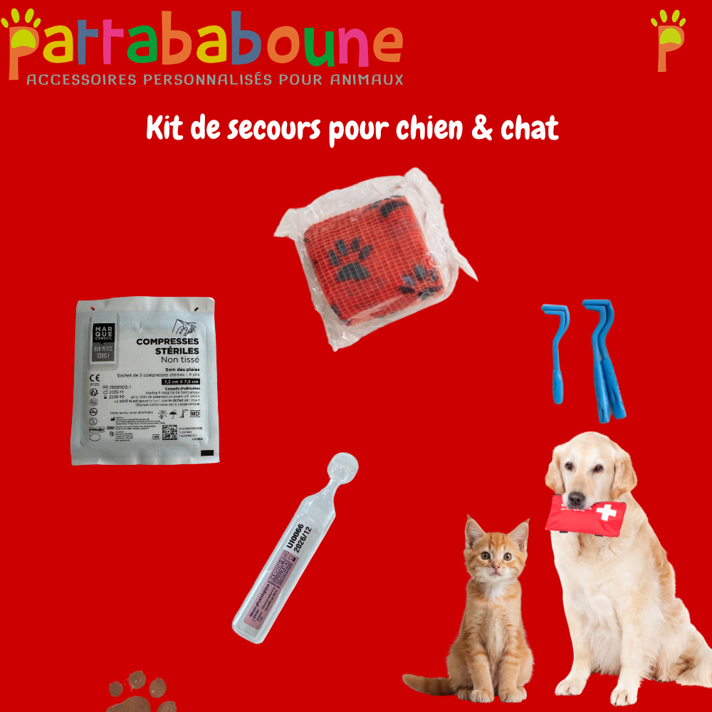 Kit de secours pour chien et chat