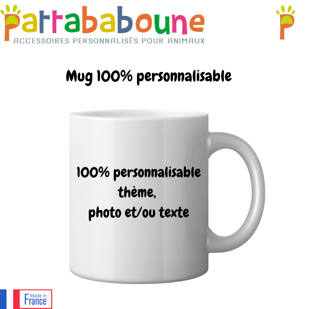 Mug personnalisé - Fait à la main en France