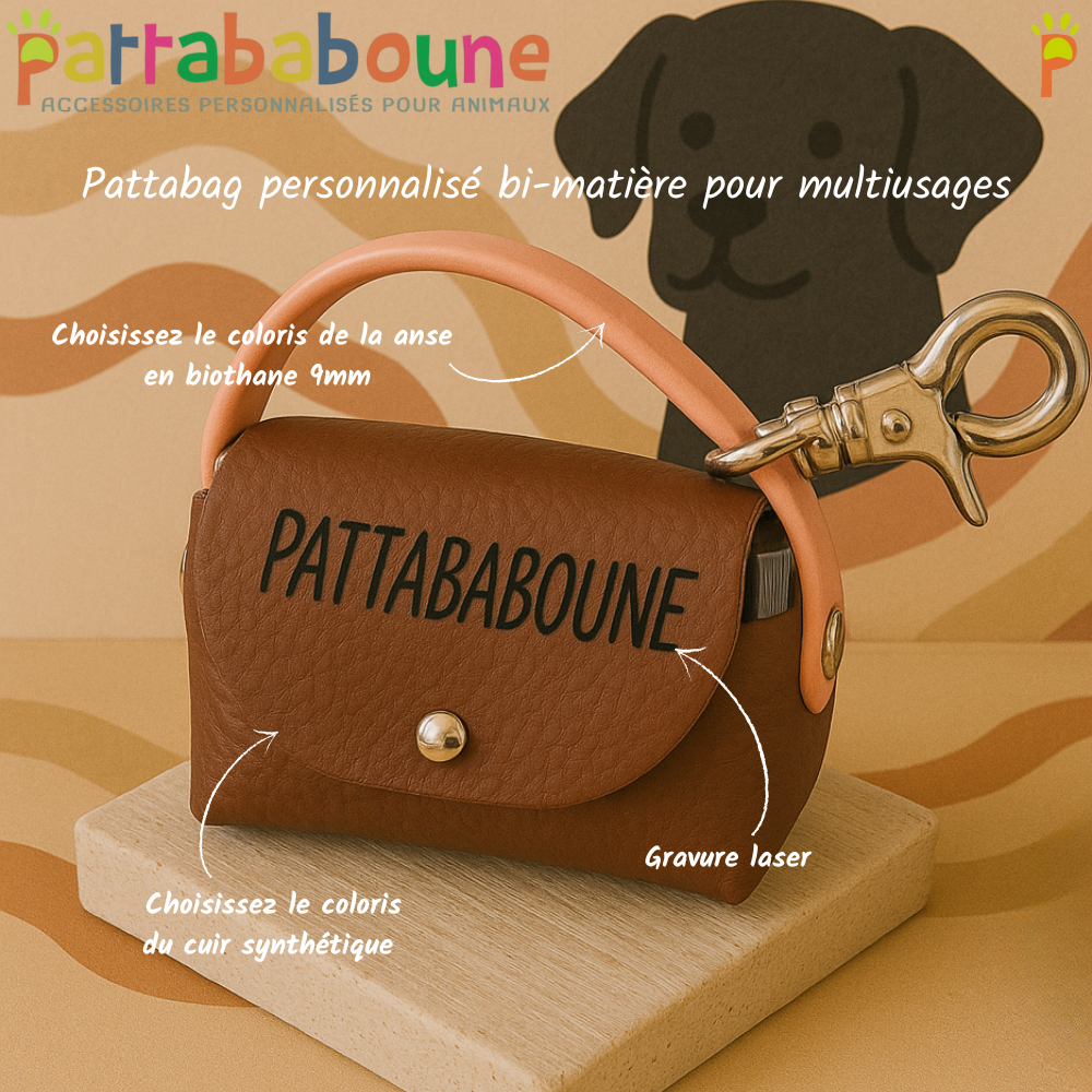 Pattabag Ixo personnalisé bi-matière pour multiusages