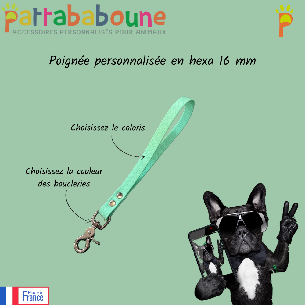 Poignée personnalisée en hexa 16 mm