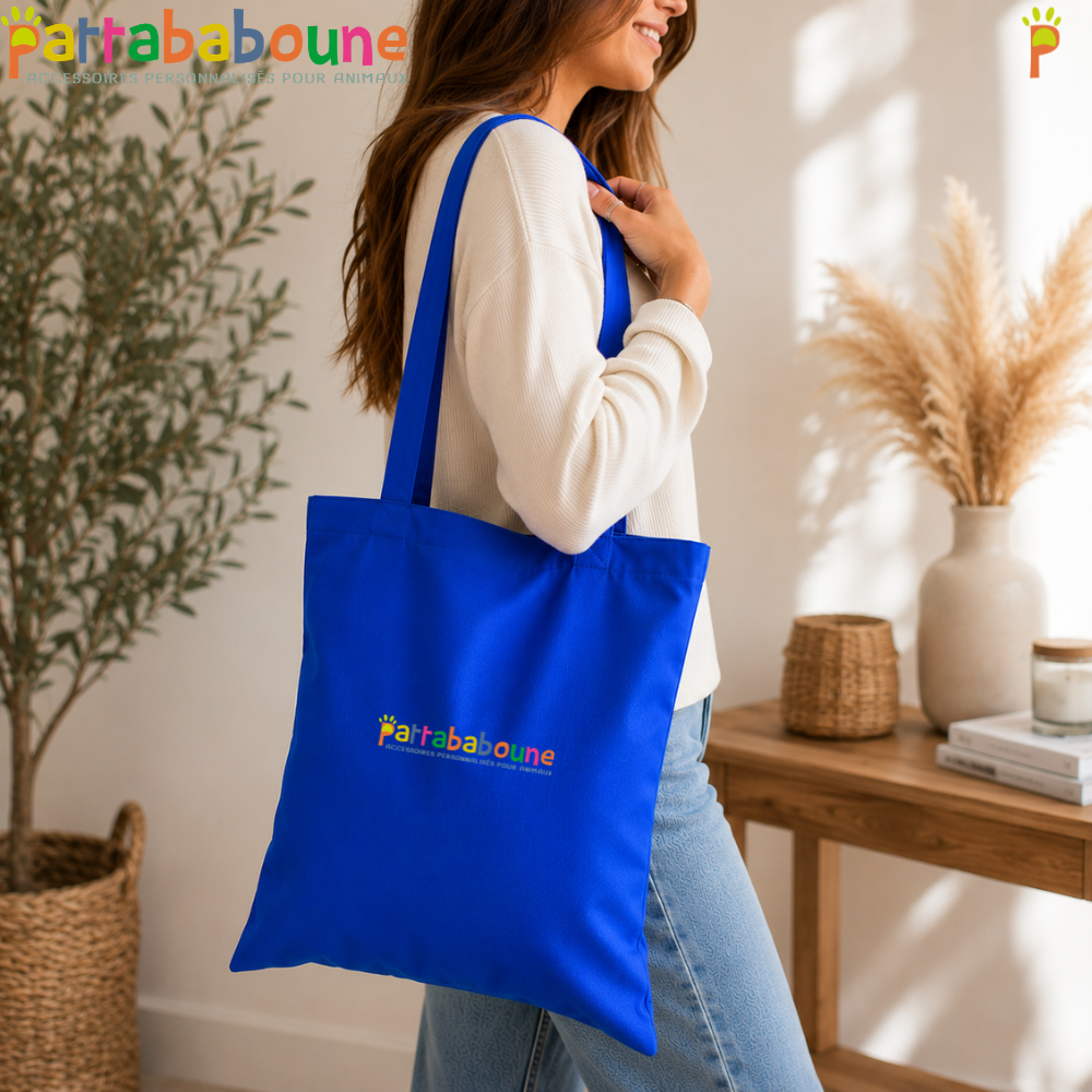Sac shopping Pattababoune - Tote bag coton