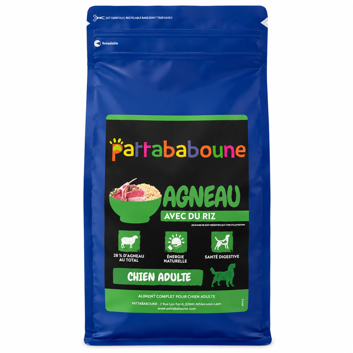 Croquettes pour chien avec céréales