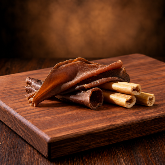 100% natural dog chews in different flavors