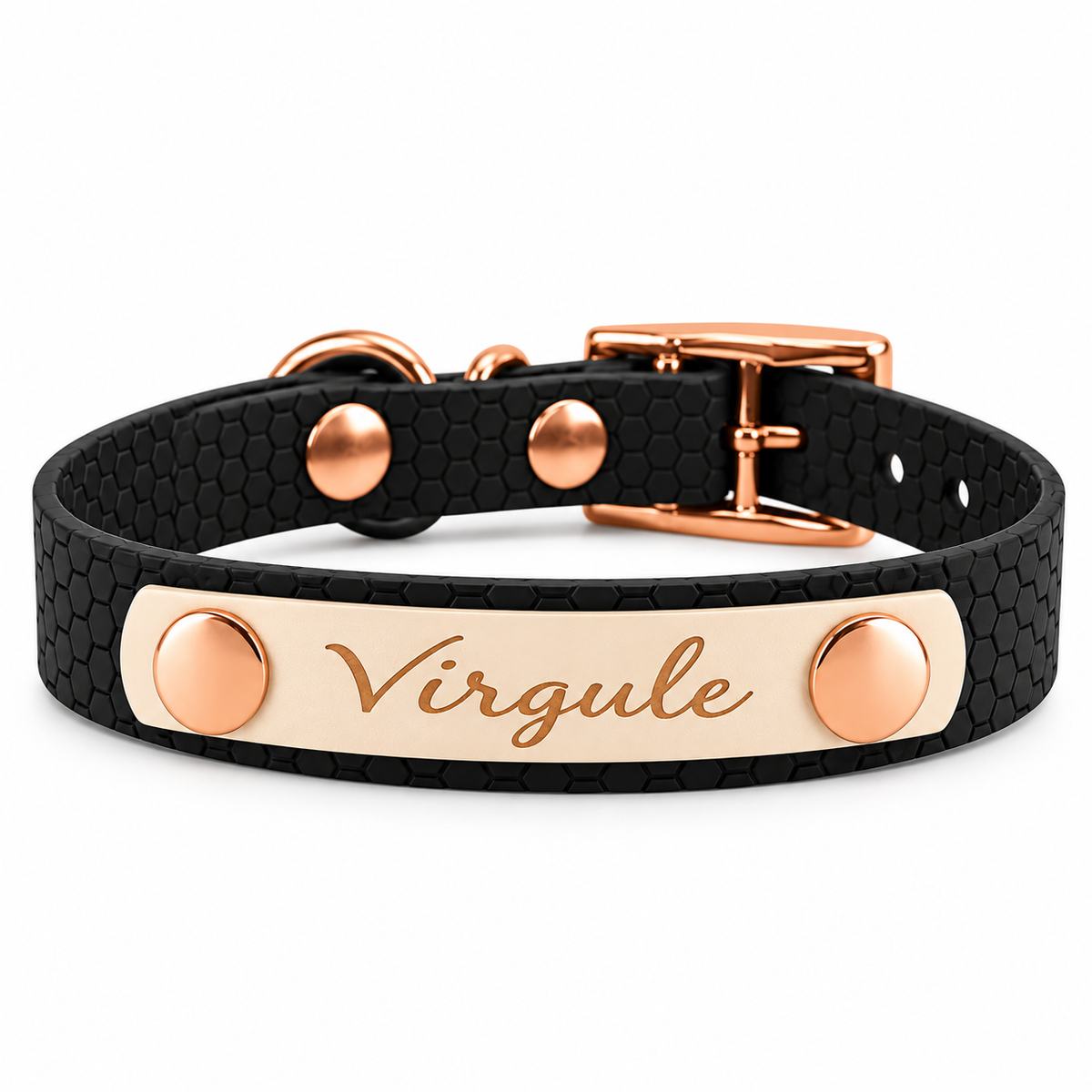 Collier personnalisé pour chien et chat - Hexa 16 mm - Spéciale Pattababoune