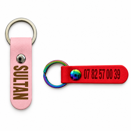 Personalized dog & cat tag in TPU - Free laser engraving | Pattababoune