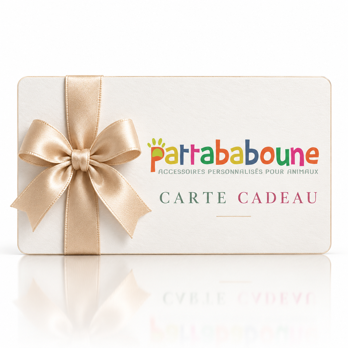 Carte cadeau Pattababoune pour humains et animaux