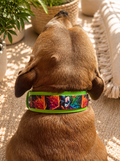 Personalized Biothane Dog Collar - Interchangeable 38 & 25 mm Strap - Vegas Model