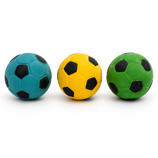 Petite balle de foot pour chien