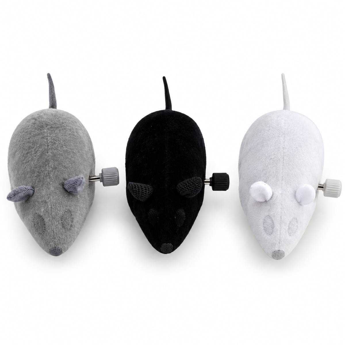 Jouet souris mécanique à remonter pour chat