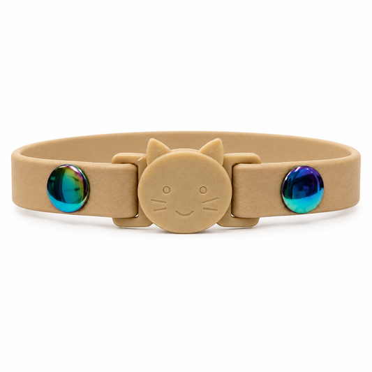 Collier chat personnalisé anti-étranglement - Biothane 9 mm