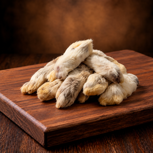 100% natural rabbit paw for dogs