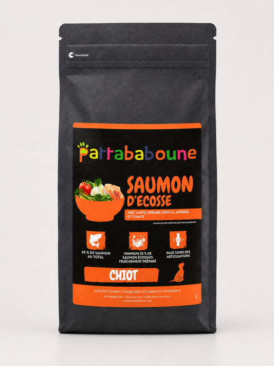 Croquettes premium saumon d'Écosse sans céréales - Chiot