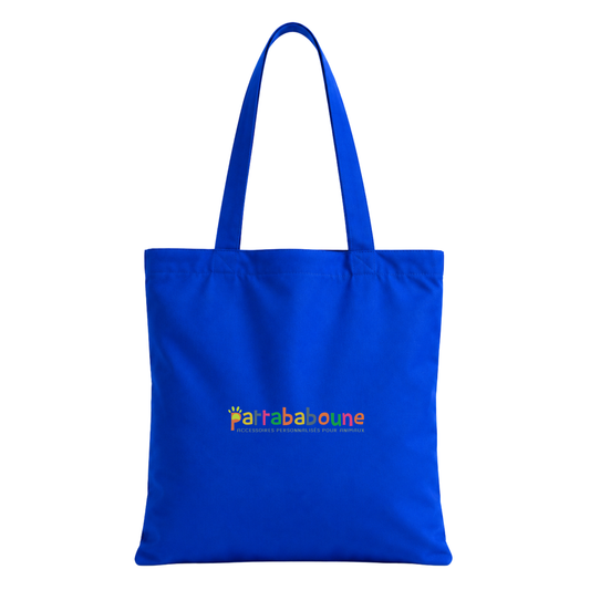Tote bag Pattababoune - Sac shopping coton pour amoureux des animaux