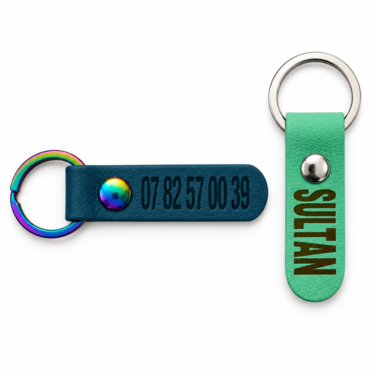 Personalized BioThane Pet ID Tag - Free Laser Engraving