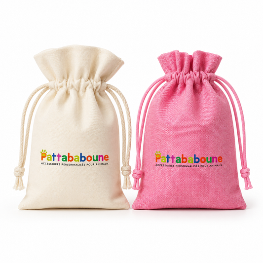 Pochon Pattababoune - Rangement & cadeau pour accessoires chien & chat