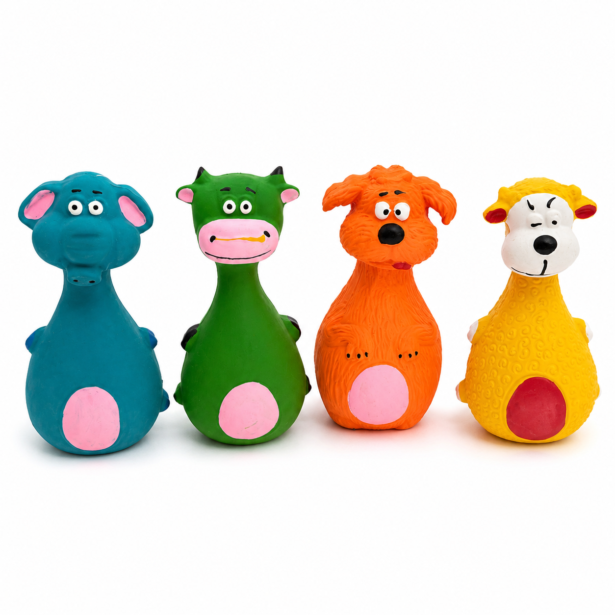 Plush and rope dog toy