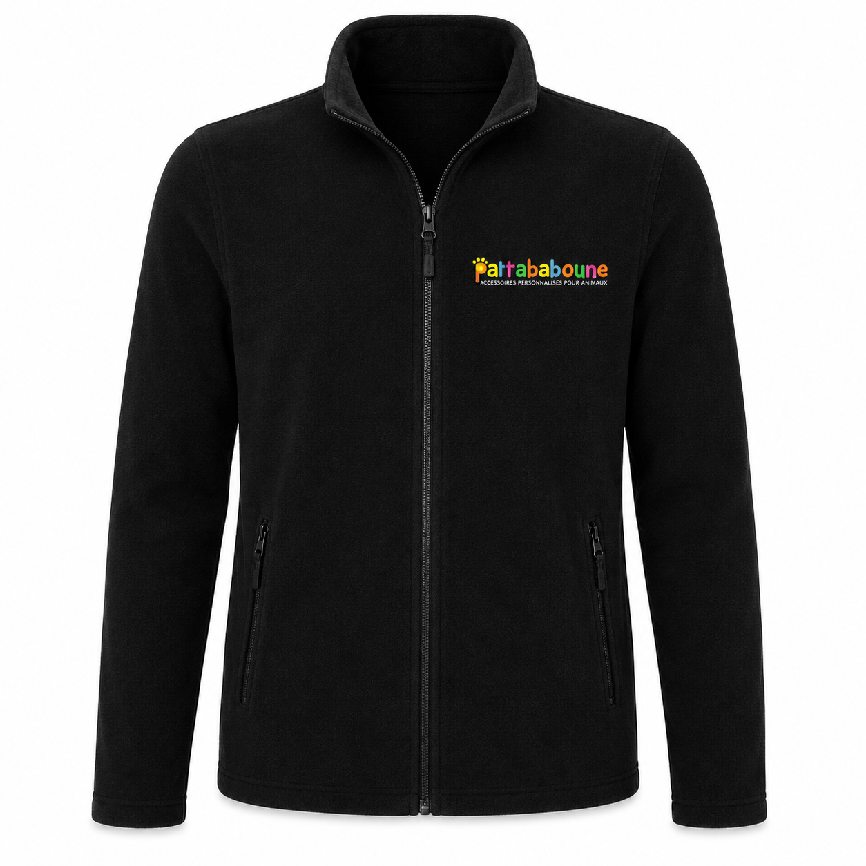 Polaire homme zippée Pattababoune - Coupe droite - S au 3XL