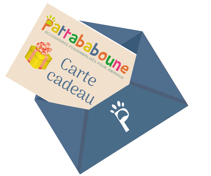 Carte cadeau chien et chat livraison courrier électronique