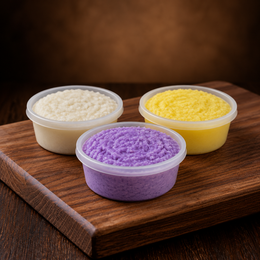 Glace artisanale pour chien 100% naturelle - 3 parfums