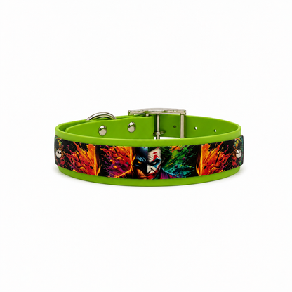 Personalized Biothane Dog Collar - Interchangeable 38 & 25 mm Strap - Vegas Model