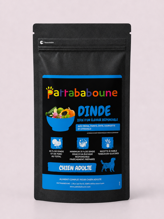 Croquettes premium dinde et porc sans céréales — Chien adulte