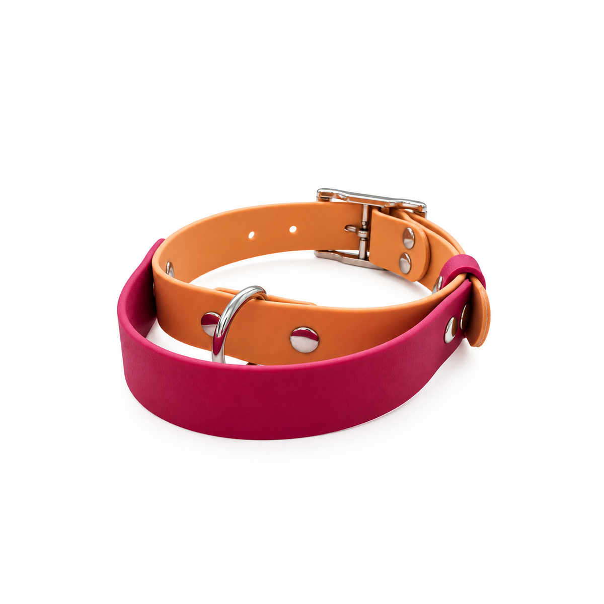 Collier poignée personnalisé pour chien TPU - 25 mm - Fait main en France
