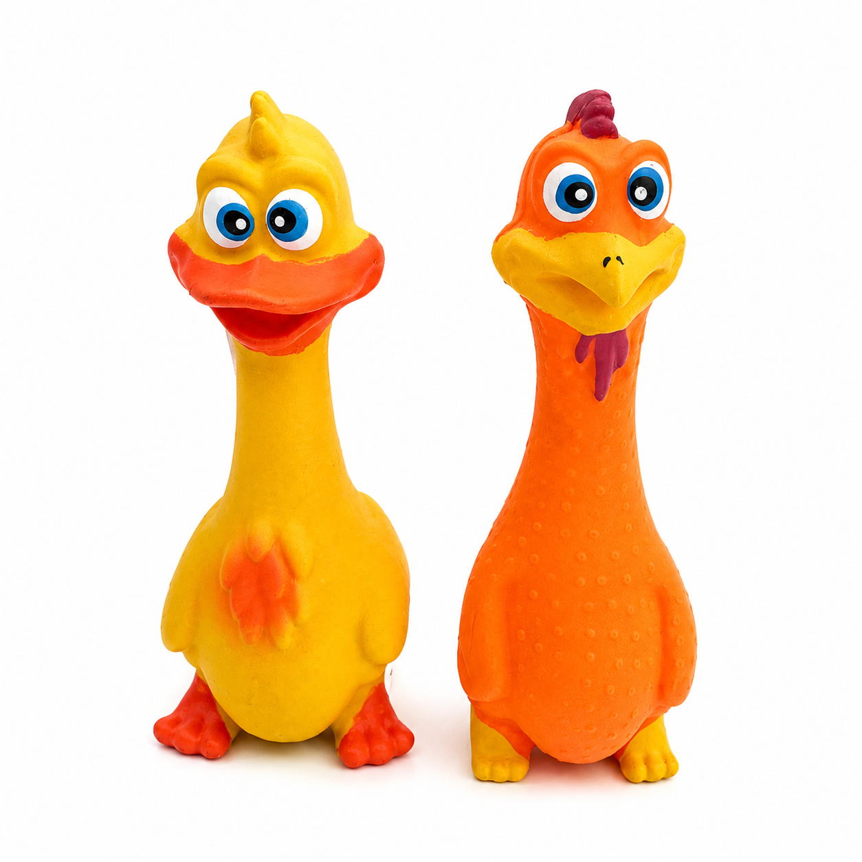 Jouet poulet/canard couineur pour chien 20 cm