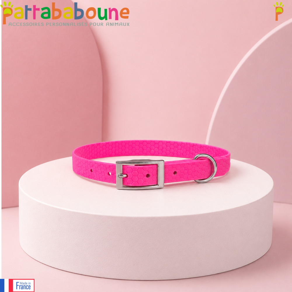 Collier personnalisé pour chien et chat - Hexa 16 mm