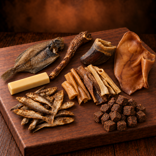Box découverte friandises & mastications moyen & grand chien 100% naturelles