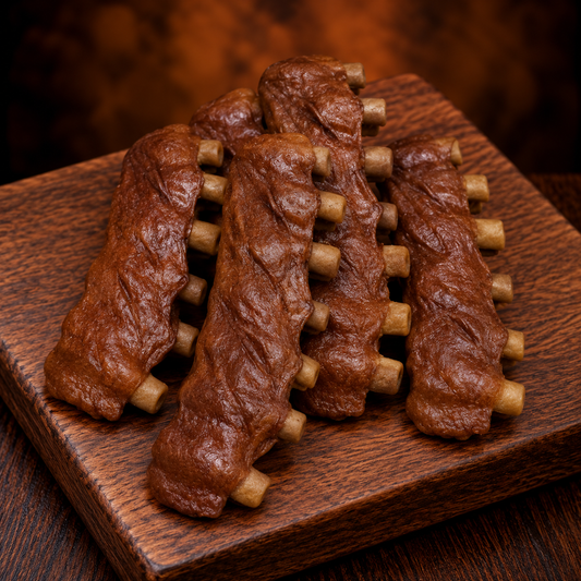 Ribs au poulet pour chien – friandise à mâcher