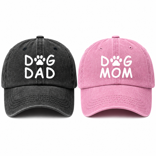 Dog Mom or Dog Dad Cap