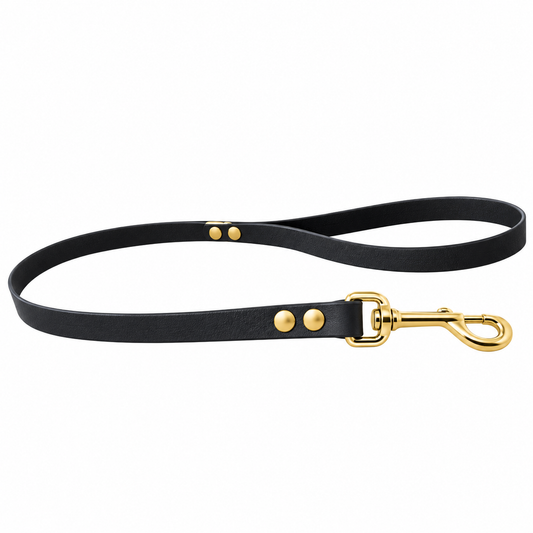 Custom restaurant short leash for dogs - Biothane 16 mm