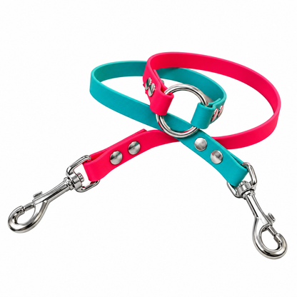 Custom 16mm TPU Leash Splitter for 2 dogs | Made in France