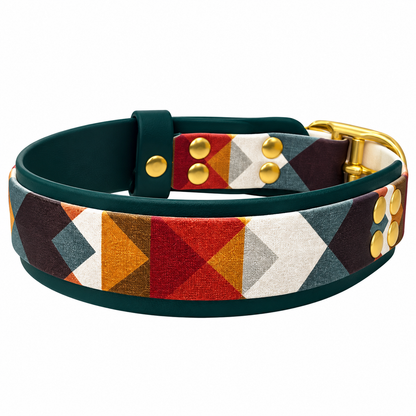 Personalized biothane collar 38 mm and 25 mm - Special King limited edition