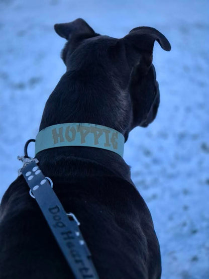 Collier personnalisé en biothane 38 mm - ultra solide & 100% personnalisable