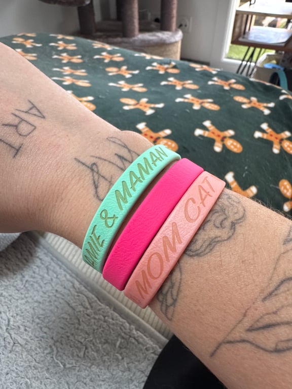 Bracelet personnalisable Biothane 9 et 16 mm- Fermeture pression