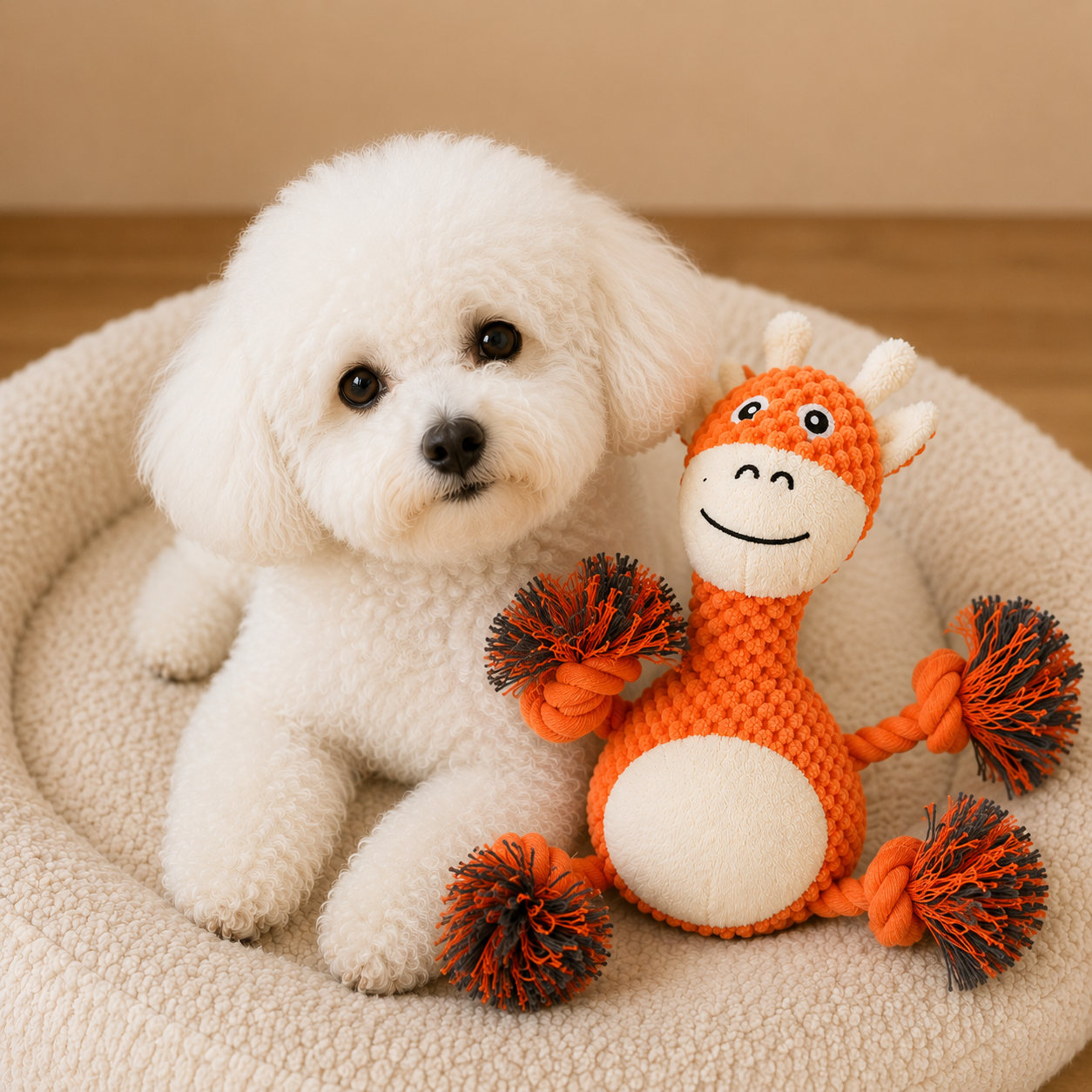 Jouet pour chien peluche et pouic pouic