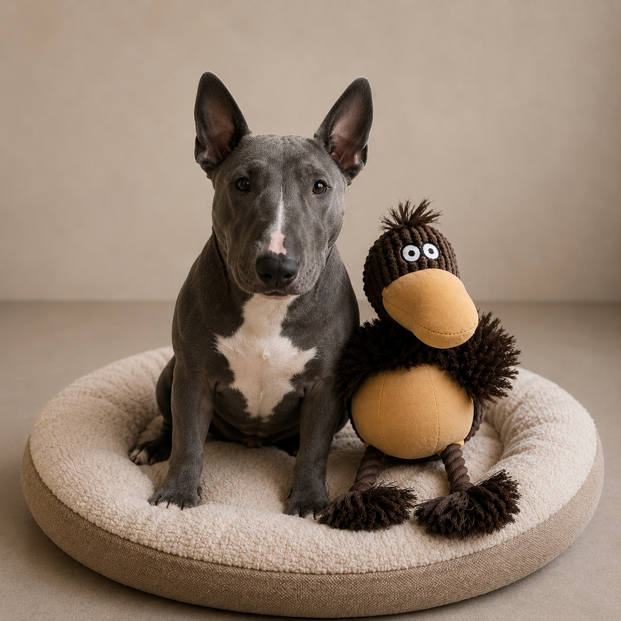 Jouet pour chien peluche et pouic pouic