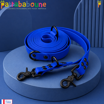 Laisse multiposition personnalisée pour chien - TPU 25 mm