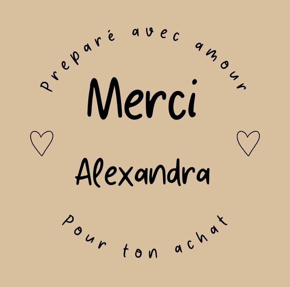 Commande Alexandra