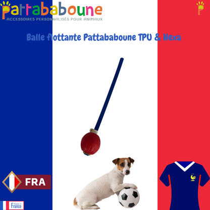 Balle flottante Pattababoune pour chien bande en TPU & Hexa - Lancer & jeux aquatiques