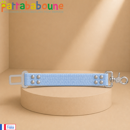 Ceinture de sécurité voiture pour chien et chat personnalisée en Hexa 25 mm