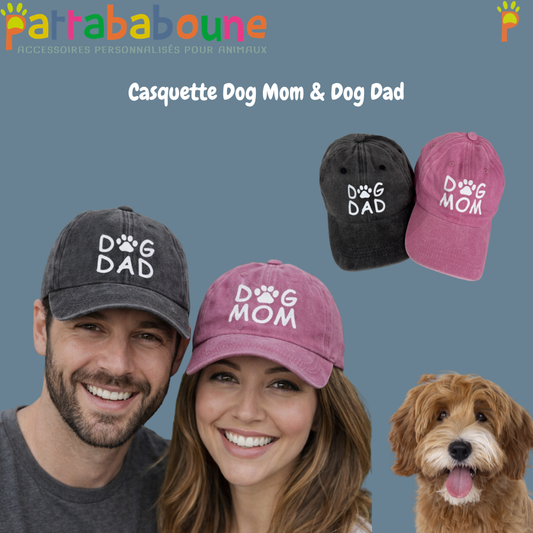 Casquette Dog Mom ou Dog Dad